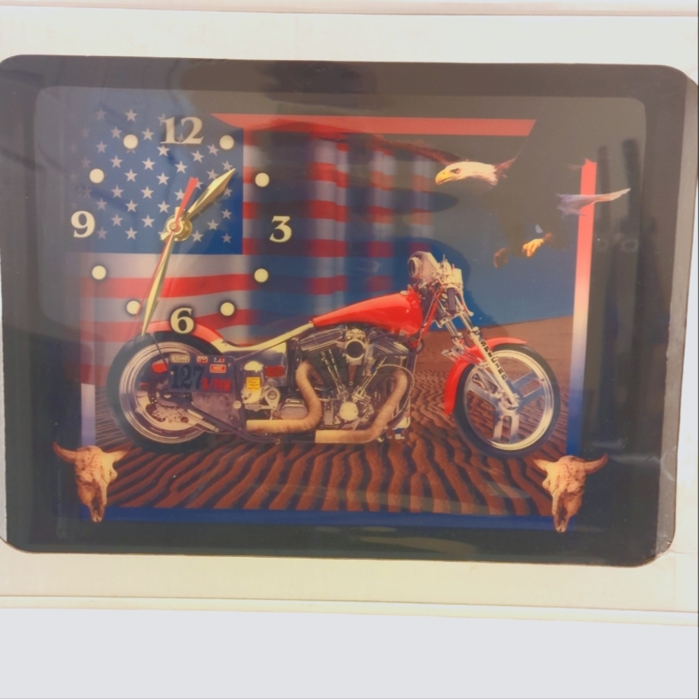 Decorative Motorcycle Wall Clock